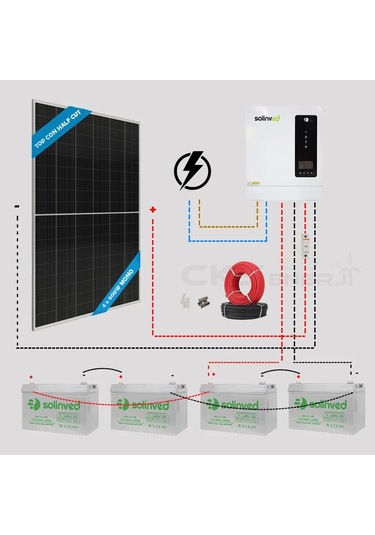4.2 Kw Hazır Solar Paket Tak Kullan Kolay Kurulum 2.4kw Saatlik