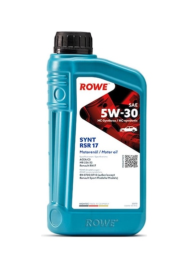 Rowe Hightec Synt Rsr 17 Sae 5w-30 Motor Yağı 1 L