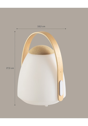 Madame Coco Joselle Abajur - Beyaz - 18,5 Cm Beyaz