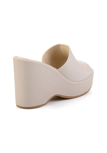 Mat Bej Kadın Terlik K04688001938 Bej