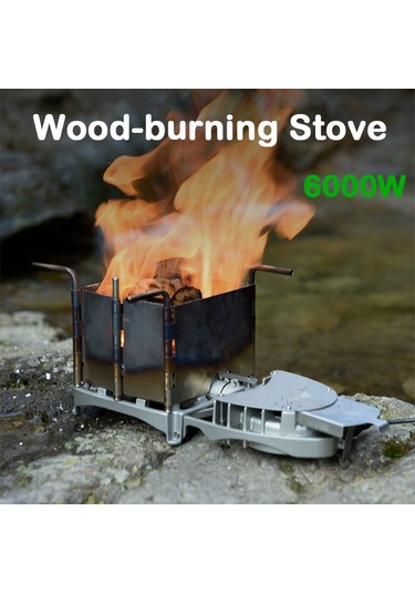 Açık Hava Kamp Odun Sobası Brs-116 Gümüş