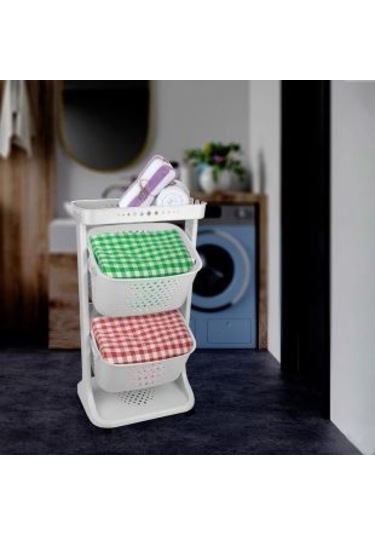 İki Katlı Organizer Sepet - Sebzelik COSTP747G