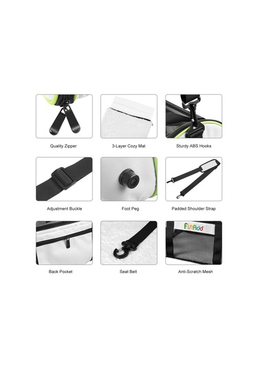 Cbtx Funadd Pet Seyahat Taşıma Çantası Omuz Katlanabilir Tote Çanta Gri