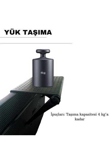 Monozone Monitor Tv Üstü Raf Portatif Katlanabilir Düzenleyici