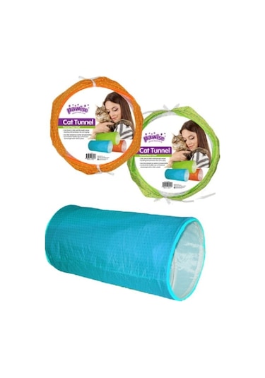 Pawise Kedi Tüneli 25 x 50 CM Çok Renkli