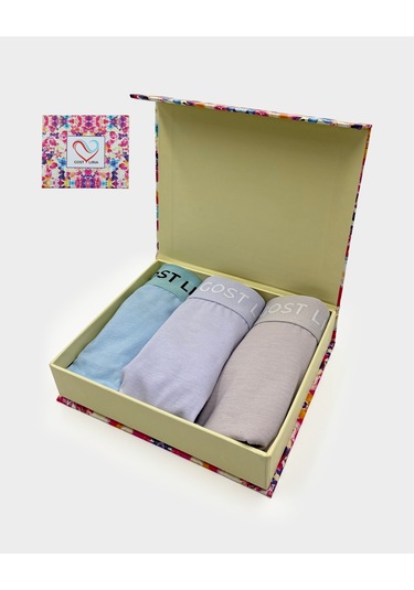 Gost Liria Mono Soft Kadın String Külot 3 Lü Paket - Çok Renkli Çok Renkli