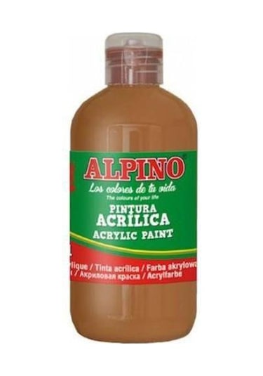 Alpino Akrilik Boya Şişe 250 Ml Kahverengi Dv-027