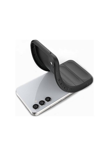 Samsung Galaxy Uyumlu A15 Kılıf Optimum Lens Çerçeveli Silikon Kapak