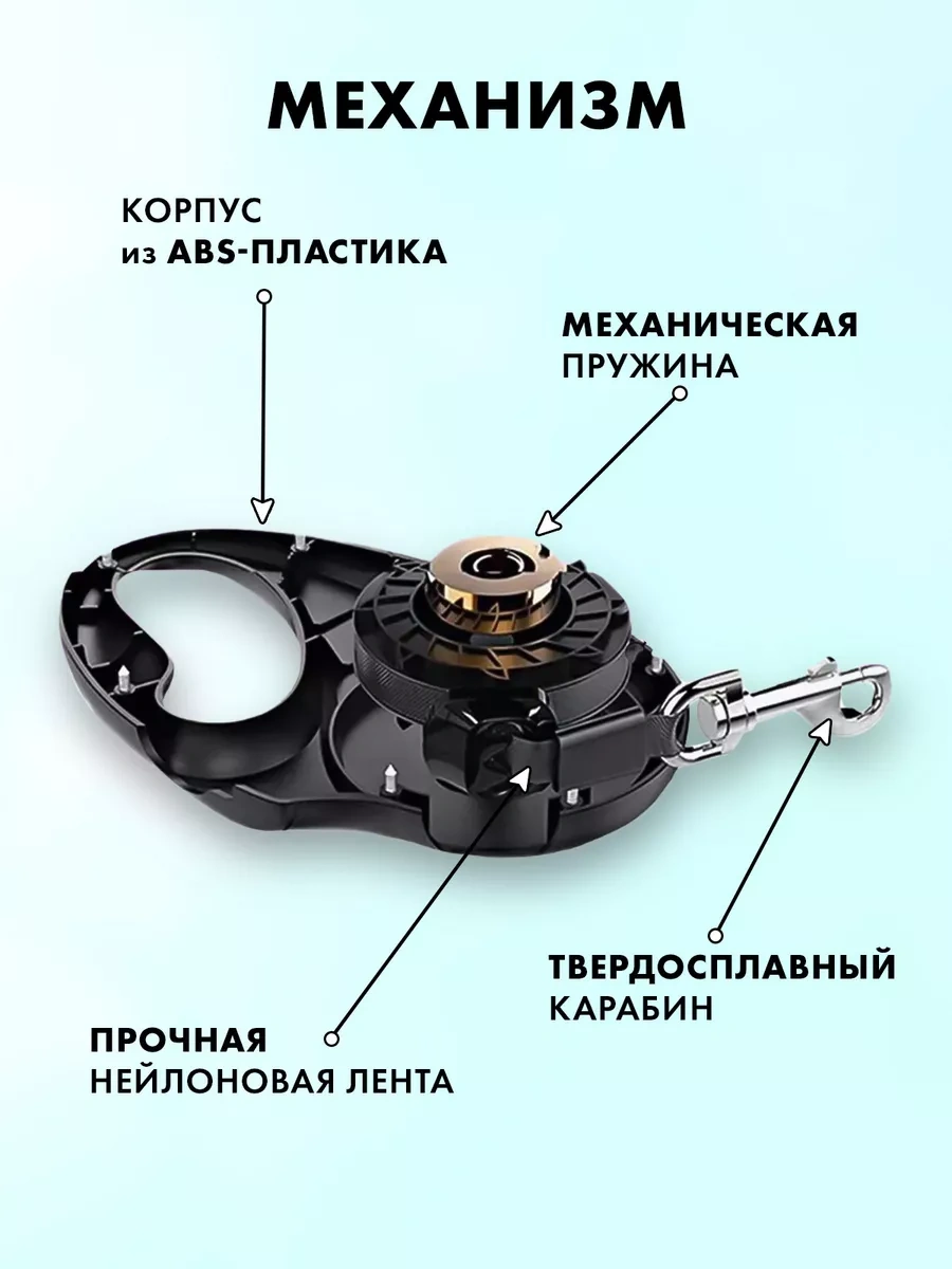 Purrfect Place 5 M Otomatik Tasma 206061319 Açık Mavi