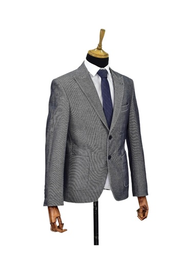 Erkek Tek Spor Ceket Çift Yırtmaçlı Bgl-st04512 Antrasit