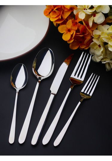 Vizyon 12 Kişilik 60 Parça Çatal Kaşık Bıçak Takımı Metal