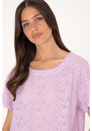 U.s. Polo Assn. Kadın Lila Gömlek Kısa Kollu 50299319-vr034 Lila