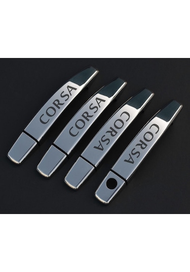 Opel Corsa D Krom Kapı Kolu 2007 Üzeri 4 Kapı Paslanmaz Çelik N11.609