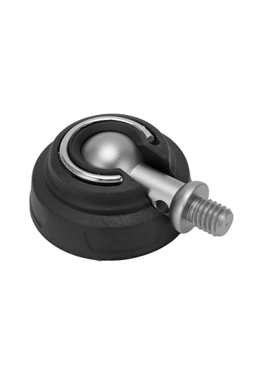 Dofolink 50mm Çaplı 3/8" Vida Bağlantılı Tripod Ayaklı, Kaymazlı Korumalı, Dayanıklı Gümüş Ve Paslanmaz Çelik Yer Değiştirme Pady Gsf50