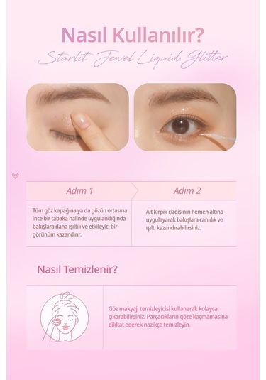 Dasique İnci Işıltılı Likit Glitter Starlit Jewel Liquid Glitter 07 Moon Stone 07 Moon Stone