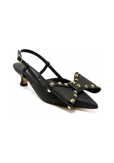 Topuklu/ Stiletto Kadın 894m077 Nacree Oası Capra Nero Siyah