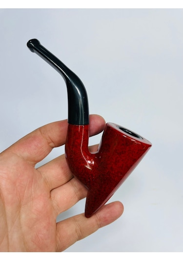 Alcan Marka Ahşap Görünümlü Sert Akrilik Pipo 10 CM HG712