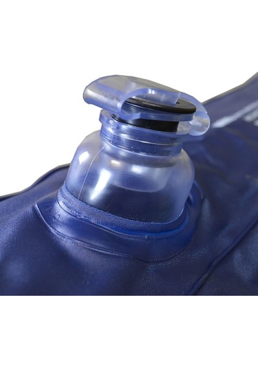 Summit Flocked Airbad 1 Kişilik Konforlu Şişme Yatak Mavi 191 x 73 x 22 CM Mavi