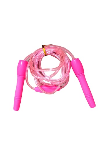 Ayarlanabilir Işıklı Atlama İpi Yetişkinler Ve Çocuklar İçin Pembe Işıklı Atlama İpi