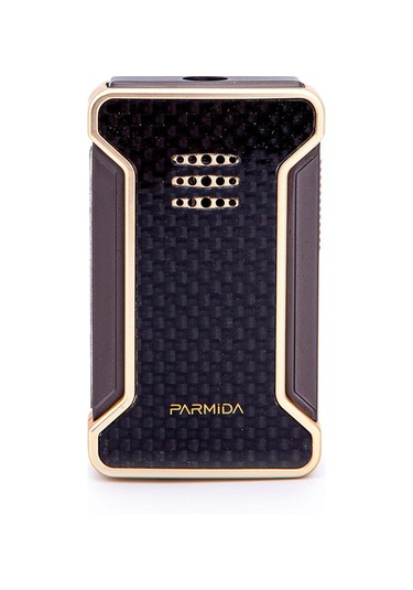 Tek Torch Pürmüz Karbon Desenli Gold Puro Çakmağı