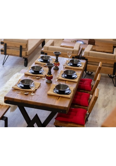 Ntconcept Ntconcept Masif Ağaç Ofis Ve Yemek Masası