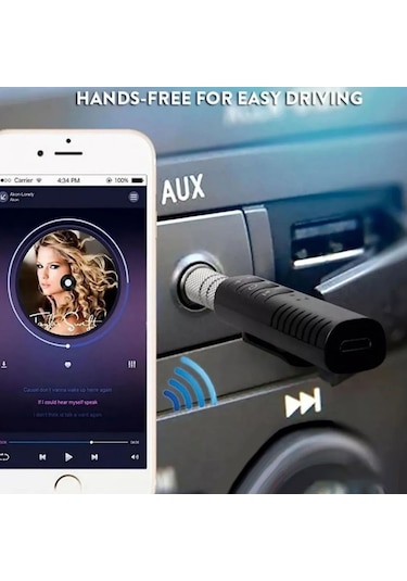 Auris Wr05 Mikrofonlu Aux-bluetooth Çevirici Kit Wireless Receiver