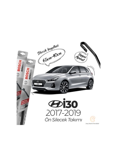 Hyundai İ30 Muz Silecek Takımı 2017-2019 Bosch Aeroeco