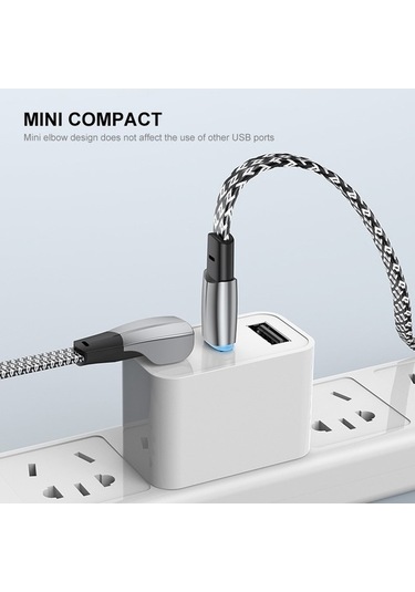 Pazly Enkay 1m 6a 90 Derek C-c Tip Veri Şarj Kablosu 65w Gösterge Işık