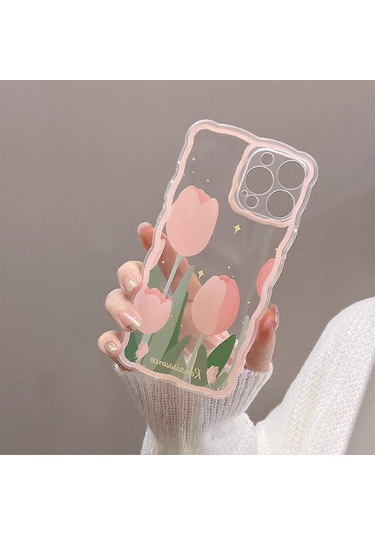 Telefon Kılıfı Lale Sevimli Desen İphone Uyumlu12 İçin