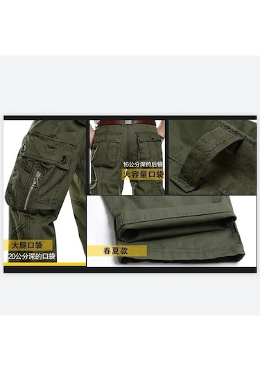 2024 Yeni Erkek Çoklu Cepli Kargo Pantolonu, Gevşek Düz Bacak Açık Hava Çalışma Pantolonu, Erkekler İçin Büyük Boy Askeri Pantolon Kahverengi 2024 Yeni Erkek Çoklu Cepli Kargo Pantolonu, Gevşek Düz Bacak Açık Hava Çalışma Pantolonu, Erkekler İçin Büyük Boy Askeri Pantolon Kahverengi