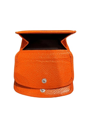 Monte Lui Mntc12 Deri Cüzdan Kartlık Turuncu Turuncu