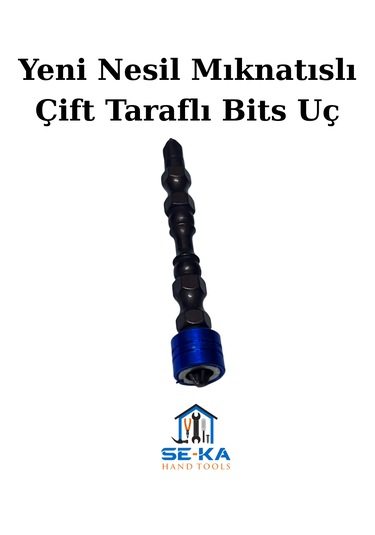 Yeni Nesil Mıknatıslı Çift Taraflı Bits Uç Profesyonel Pratik Vidalama Ucu Ph2 X 65 Mm 1 Adet