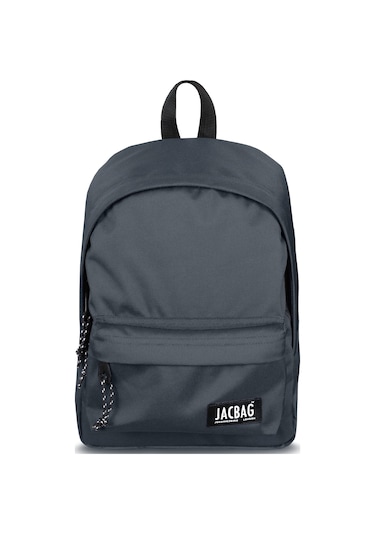 Jacbag Classic Junior -Tek Bölmeli Okul Çantası Junior Jac-Gri Çok Renkli