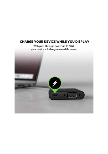 Belkin  Usb-C Şarj + Vga Çoğaltıcı