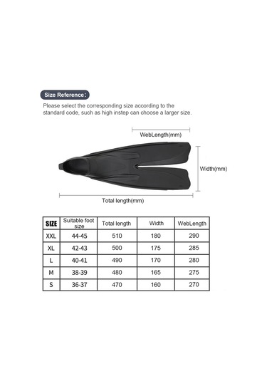 Yaozixa Siyah Tpr+polipropilen Yüzme Ayakaküsü - Serbest Yüzme, Dalış Ve Treningi İçin İyileştirilmiş İtki Ve Kontrol - S Bedeni Siyah