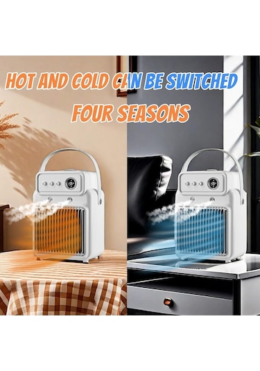 Dekoratif Şömine Görünümlü Fanlı Isıtıcı & Hava Nemlendirici Stil + Konfor Bir Arada