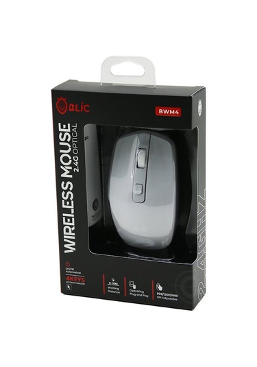 Blic-bwm4 Beyaz Kablosuz Mouse 2.4g 8-10m Distance Wireless - Kablosuz 1600dpı 5567