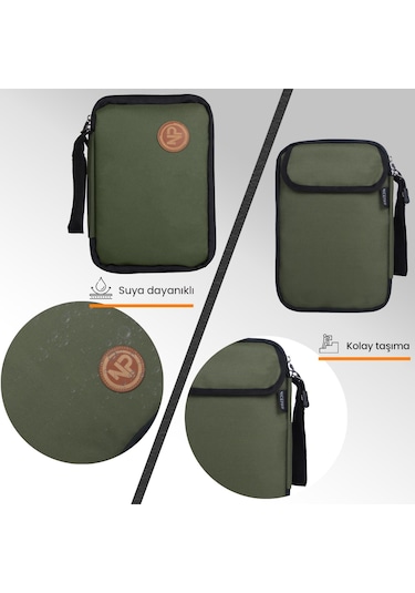 Npo Array Kablo Makyaj ve Aksesuar Organizer Çantası Yeşil