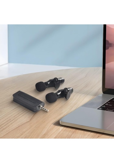 Hasaller Kablosuz Mikrofon Kablosuz Yaka Mikrofonu Kablosuz