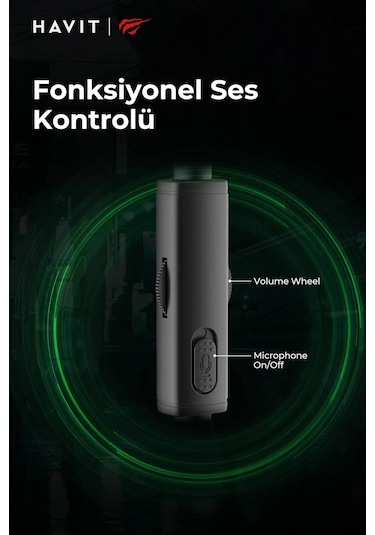 Havit Gamenote H2002E Kablolu Çıkarılabilir Mikrofonlu Oyuncu Kulaklığı