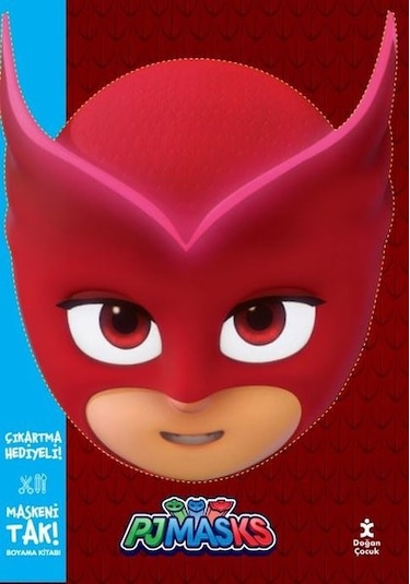 Maskeni Tak - Pjmasks Baykuş Kız - Boyama Kitabı- Doğan Çocuk