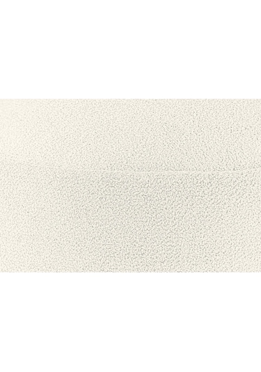 Gazzini Furniture Diana Slim Line Luxury Havlu Kumaş Silindir Dekoratif Makyaj Masası Puf Beyaz