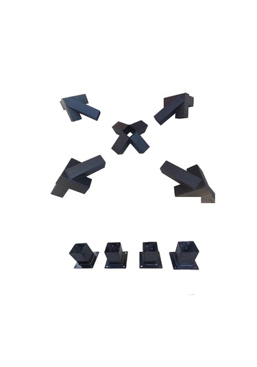 Kamelya 8x8cm Montaj Seti Demir Bağlantı Pergola Çardak Gölgelik