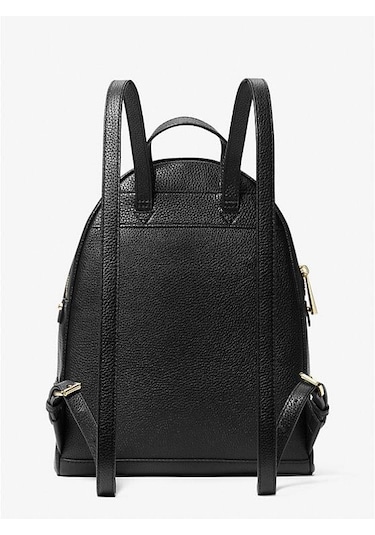 Michael Kors Michael Kors Rhea Zip Medium Leather Backpack 30s5gezb1l Siyah