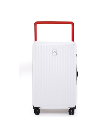 Elatae Vouge Exclusive Orta Boy Ultra Strong Valiz Beyaz V10737 Beyaz