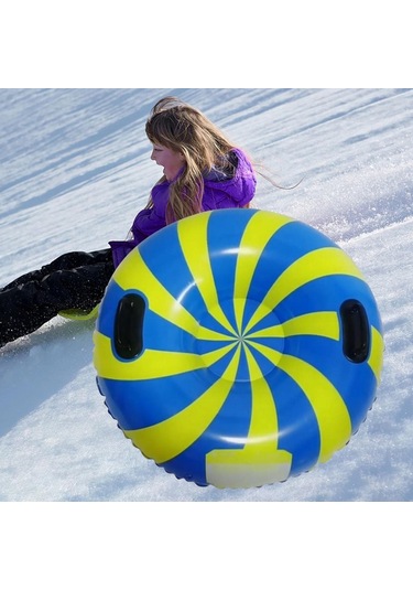 Homyl Güçlendirilmiş Saplı Dayanıklı Pvc Kızak Ile 95cm 95cm Çok Renkli