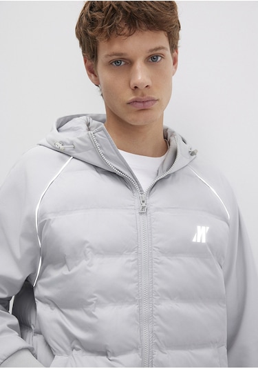 Mavi - Mavi Pro Logo Reflektör Detaylı Gri Ceket 0110559-70075 Gri