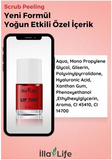 İlla Life Uzun Doğal Dudak Koruyucu Nemlendirici Su Bazlı Lip Balm