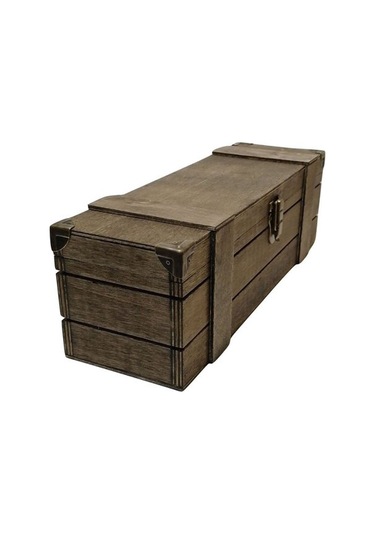 Ahşap Şarap Şişesi Sunum Ve Hediye Kutusu