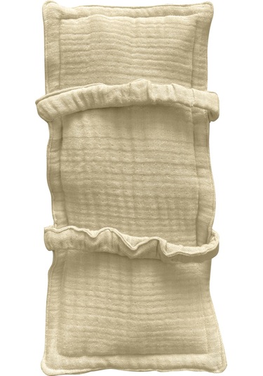 Pamuk Muslin Bebek Emzirme Yastığı Ter Emici Kol Yastığı Bej